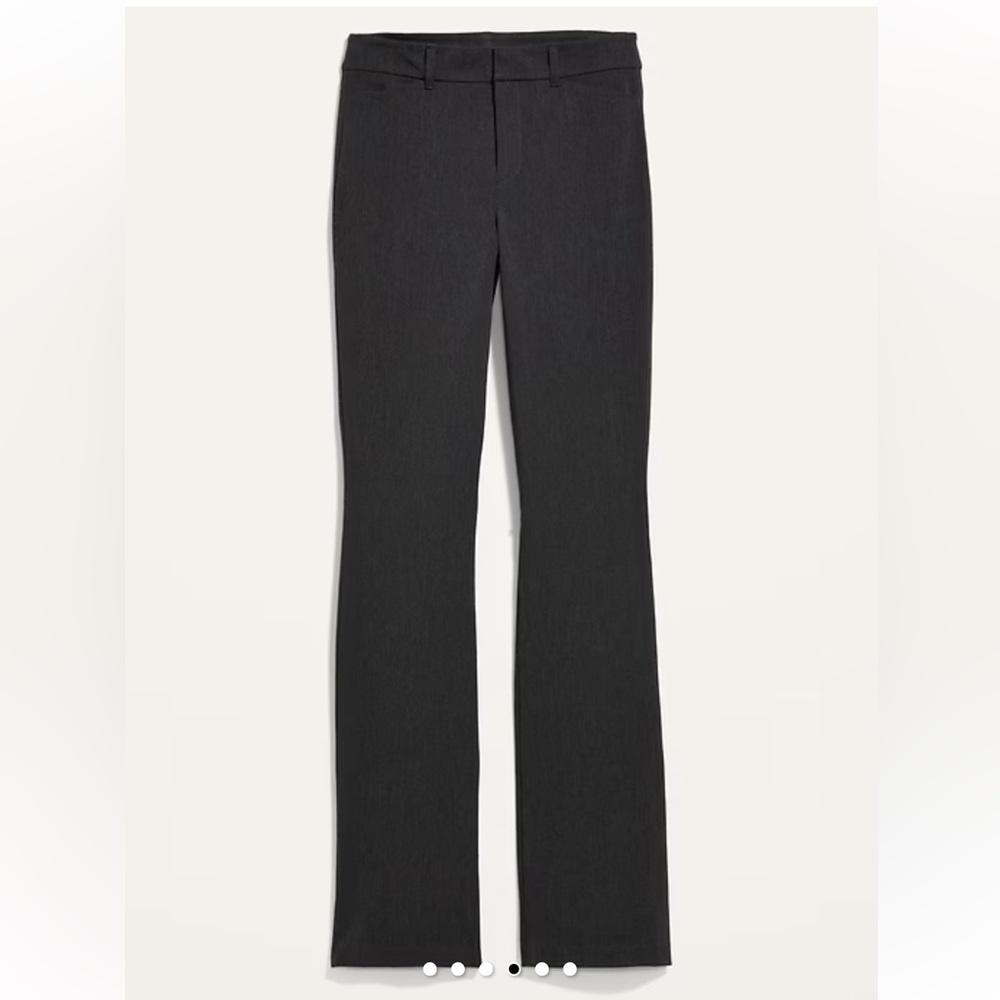 Old Navy High Waisted Pixie Flare Pants 14 Womens Regular Charcoal Gray NWT